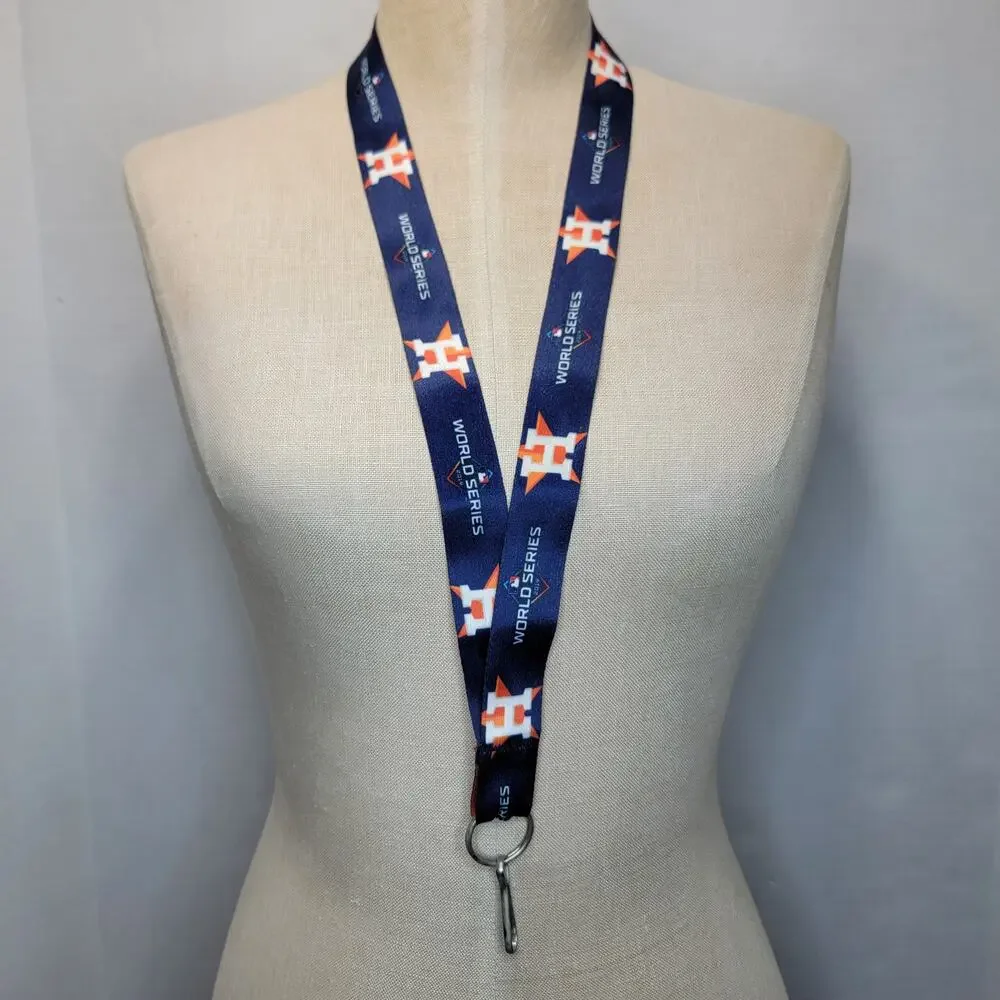 World Series Houston Astros Lanyard & Houston Texans Wristlet Key Ring